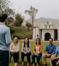 Darenas Eventos Corporativos posible dinámica frente a la capilla